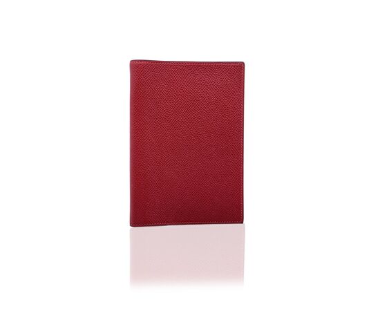 HERMES Accessorio Vintage in Pelle Col. Rosso Simple GM Agenda Cover S