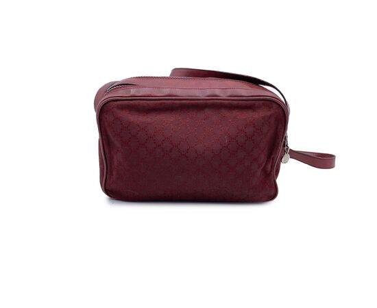 CELINE Borsa a Tracolla Vintage in Tela Col. Bordeaux M