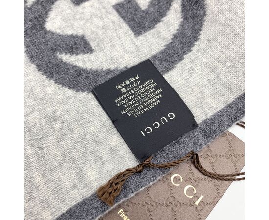 GUCCI Foulard in Cashmere Col. Grigio