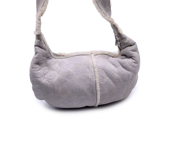 TRUSSARDI Borsa a Tracolla Vintage in Pelle Col. Grigio M