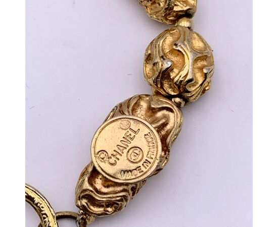 CHANEL Bracciale Vintage in Metallo Col. Oro