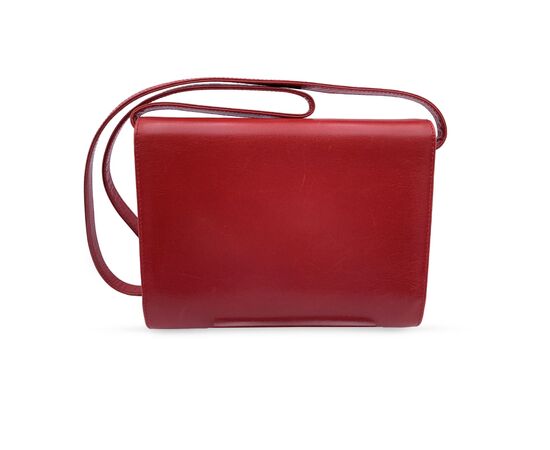 GUCCI Borsa a Tracolla Vintage in Pelle Col. Rosso S