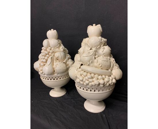 Pair of ceramic triumphs     