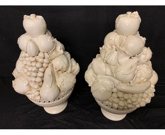 Pair of ceramic triumphs     