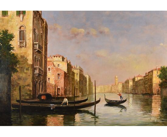 Veduta di Venezia con il Canal Grande, Antoine Bouvard, detto Marc Aldine (L’Isere 1875 - Parigi 1957)