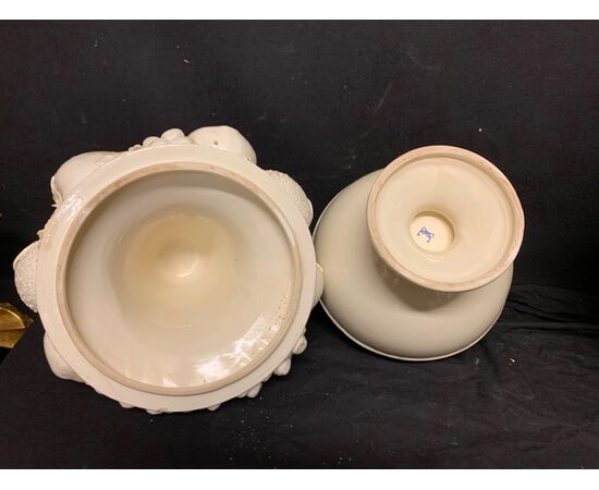 Pair of ceramic triumphs     