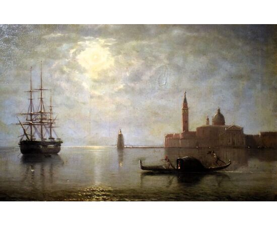 Venezia, San Giorgio Maggiore al chiaro di luna.