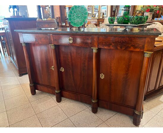 Credenza Impero in mogano 102 167x55