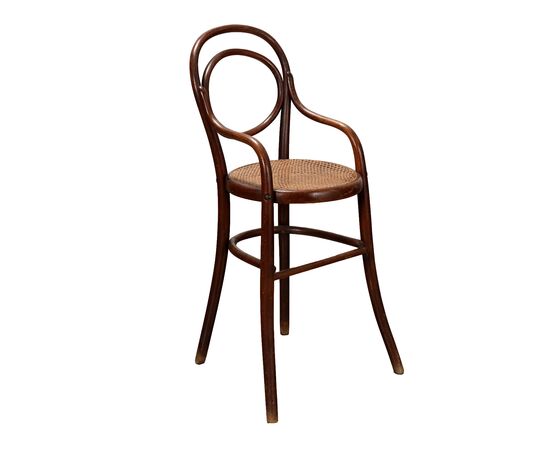 Seggiolone Thonet Vienna Fine XIX Inizio XX Secolo