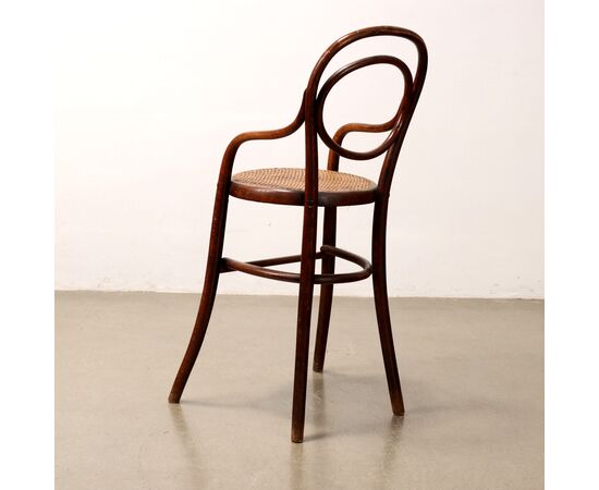 Seggiolone Thonet Vienna Fine XIX Inizio XX Secolo