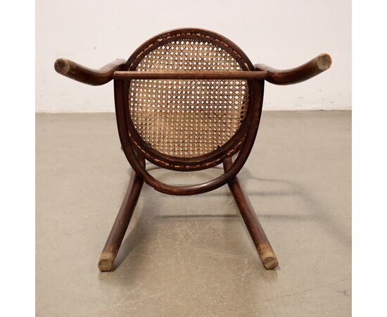 Seggiolone Thonet Vienna Fine XIX Inizio XX Secolo