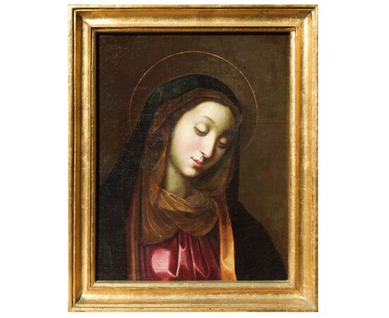 Madonna Scipione Pulzone cerchia Dipinto olio XVI secolo