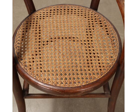 Seggiolone Thonet Vienna Fine XIX Inizio XX Secolo