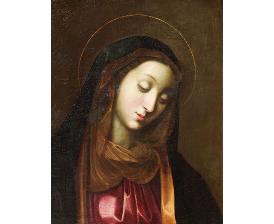 Madonna Scipione Pulzone cerchia Dipinto olio XVI secolo