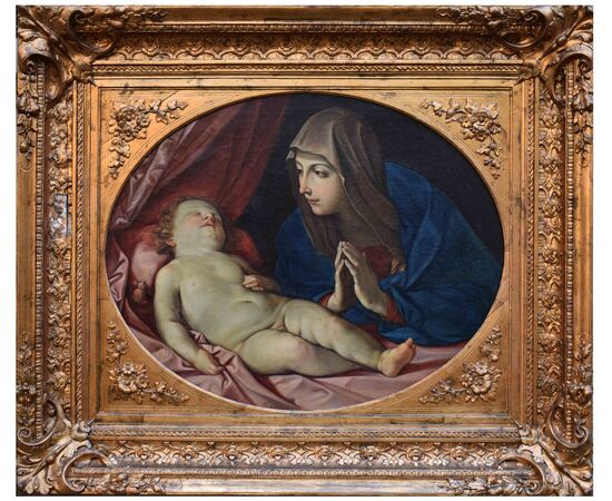 XIX secolo, da Guido Reni Madonna con il Bambino dipinto olio su tela