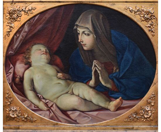 XIX secolo, da Guido Reni Madonna con il Bambino dipinto olio su tela