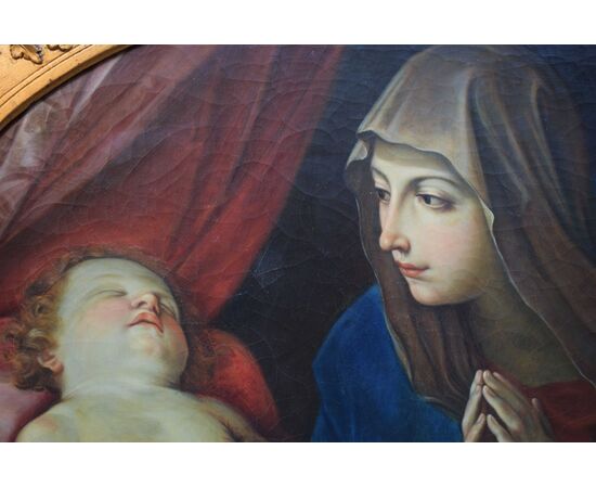 XIX secolo, da Guido Reni Madonna con il Bambino dipinto olio su tela