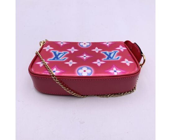 LOUIS VUITTON Pochette in Pelle Lucida Col. Rosa Pochette Accessoire S