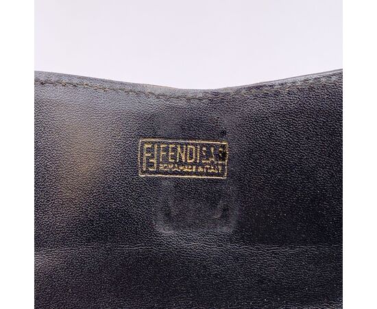 FENDI Portafoglio Vintage in Tela Col. Nero -