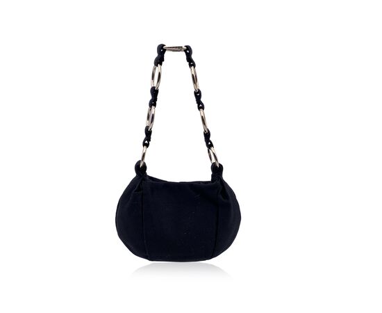 YVES SAINT LAURENT Borsa a Tracolla in Tela Col. Nero - S