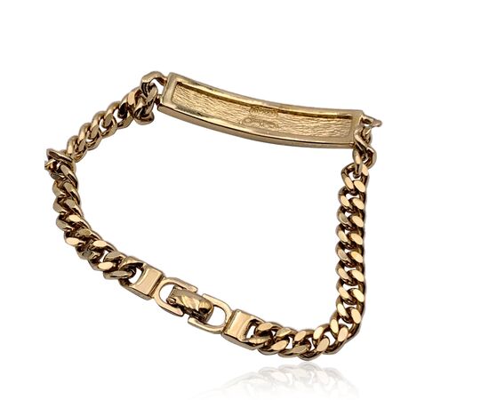 CHRISTIAN DIOR Bracciale Vintage in Metallo Col. Oro