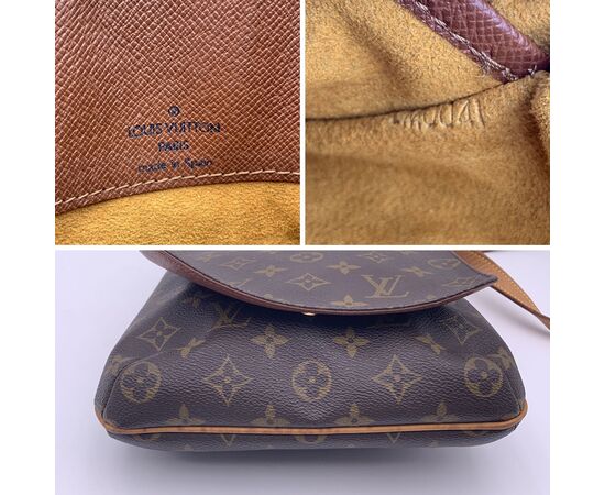 LOUIS VUITTON Borsa a Tracolla Vintage in Tela Col. Marrone Musette M