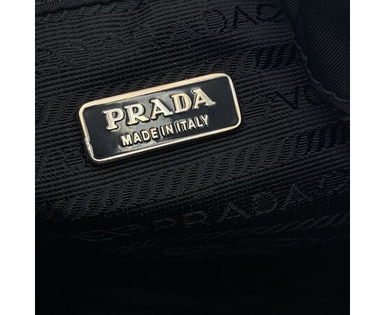 PRADA Borsa a Mano in Tela Col. Nero Duet S