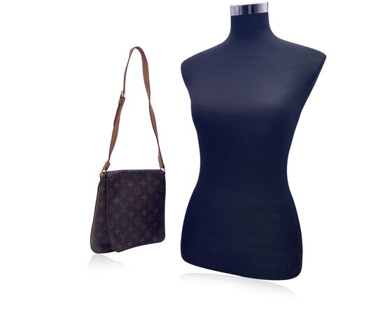 LOUIS VUITTON Borsa a Tracolla Vintage in Tela Col. Marrone Musette M