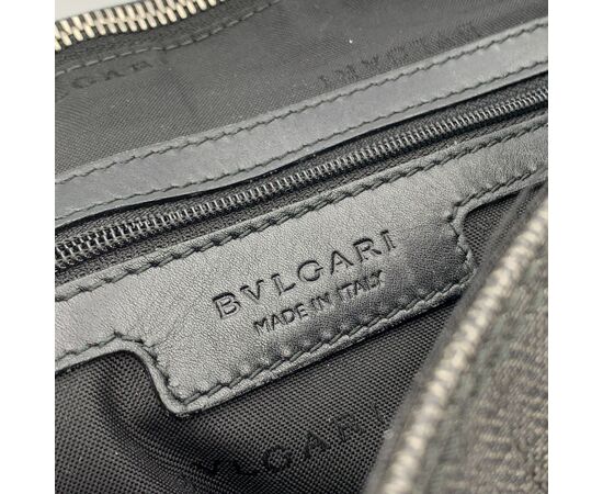 BVLGARI Borsa Shopper in Tela Col. Grigio M