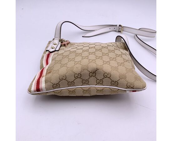 GUCCI Borsa a Tracolla in Tela Col. Beige Joliecoeur M