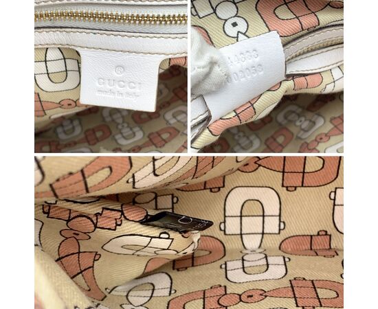 GUCCI Borsa a Tracolla in Tela Col. Beige Joliecoeur M