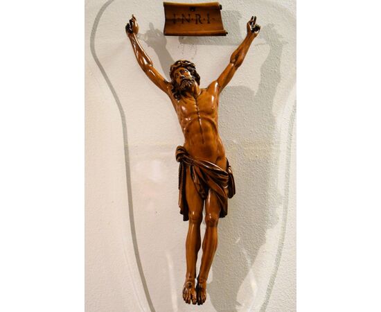 Cristo Crocifisso in bosso