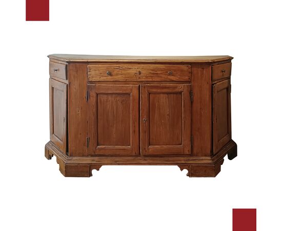 CREDENZA VENETA SCANTONATA FINE XVIII SECOLO 