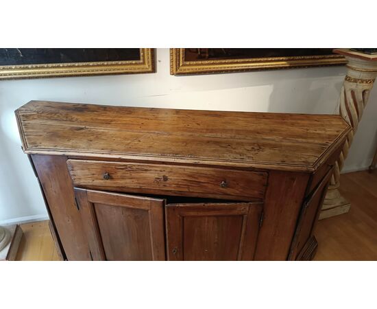 CREDENZA VENETA SCANTONATA FINE XVIII SECOLO 