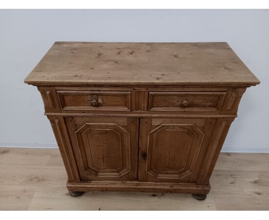 Credenza rustica in abete - credenzina arte povera - madia - fine 800