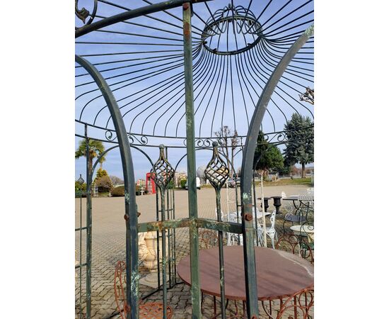 Gazebo in ferro pieno