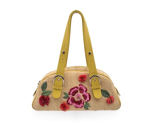 CHRISTIAN DIOR Borsa a Mano in Pelle Col. Giallo M