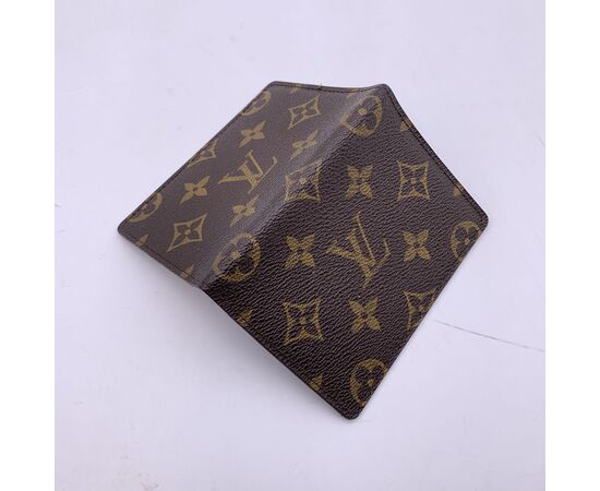 LOUIS VUITTON Portafoglio Vintage in Tela Col. Marrone S