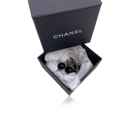 CHANEL Orecchini in Metallo Col. Argento CC