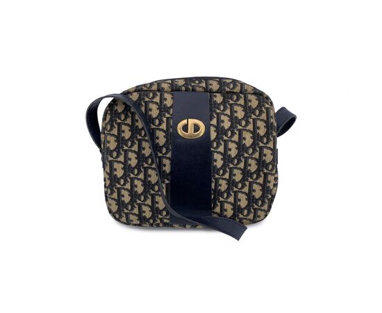 DIOR Borsa a Tracolla Vintage in Tela Col. Blu Diorissimo S