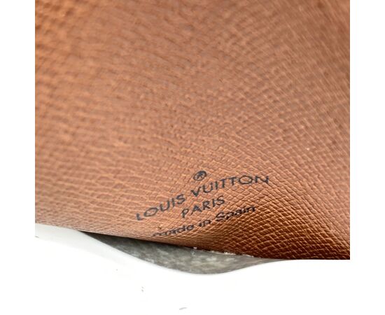 LOUIS VUITTON Portafoglio Vintage in Tela Col. Marrone S