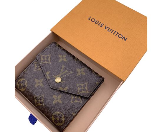 LOUIS VUITTON Portafoglio Vintage in Tela Col. Marrone M61652 S