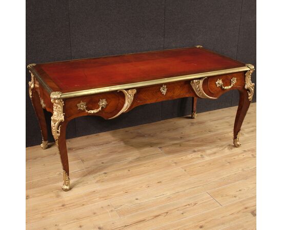 French writing desk in Louis XV style from 20th century