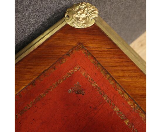 French writing desk in Louis XV style from 20th century