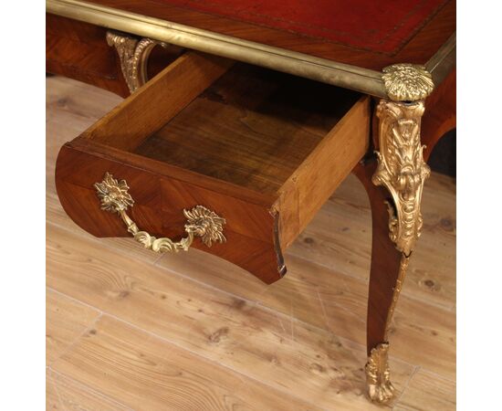 French writing desk in Louis XV style from 20th century