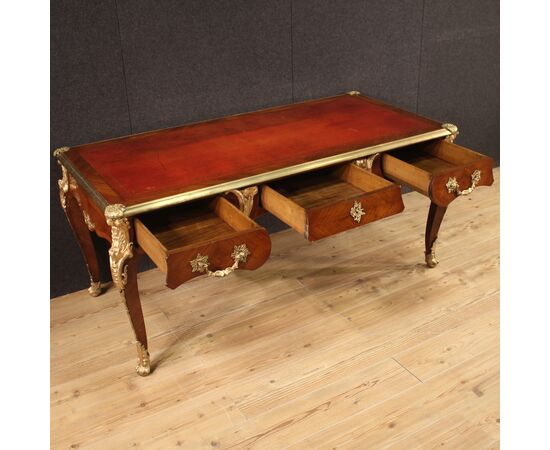 French writing desk in Louis XV style from 20th century