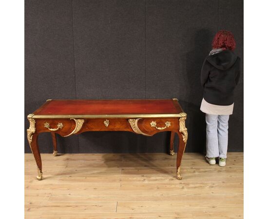 French writing desk in Louis XV style from 20th century