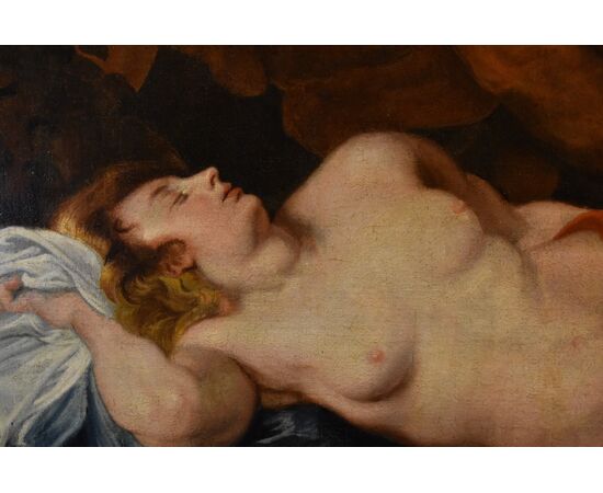 Giove e Antiope, Anthoon van Dyck (Anversa 1599 - Londra 1641) seguace