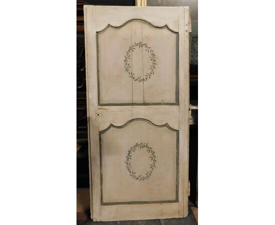  PTL690 - Porta in legno laccato, epoca '800, luce cm L 86 x H 188  