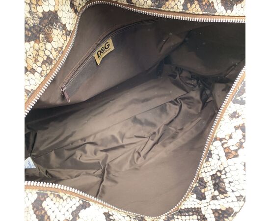 D&G Borsa Shopper in Tela Col. Beige L